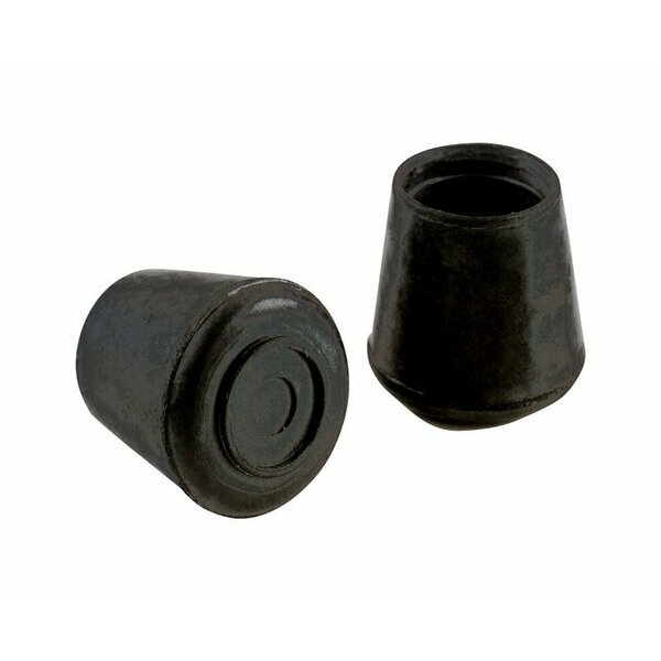 Shepherd Hardware Products Crutch Tips 1/2 in. Blk Rub BX/40 3201